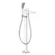 KLUDI-BALANCE-Stand-Wannenfuell-und-Brause-Einhandmischer-weiss-chrom-525909175 gallery number 1